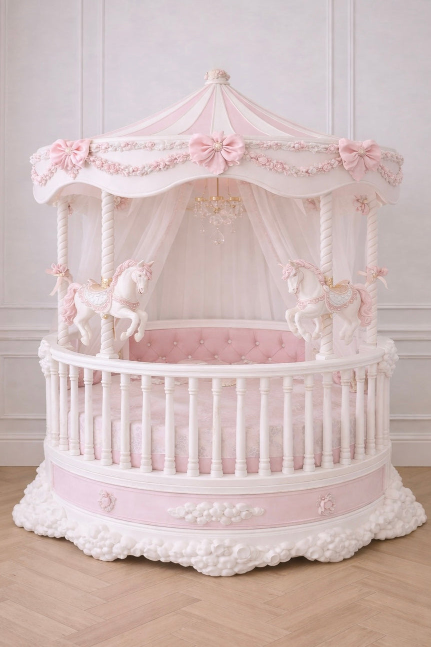 Royal Carousel Cot – LINGLUX BESPOKE BABY FURNITURE LTD