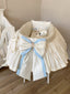 Dressed Moses Basket, Short Skirt & Stand